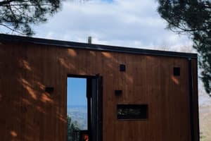Коттедж Woodland_escape. Коттедж двухместный Wood lodge 17